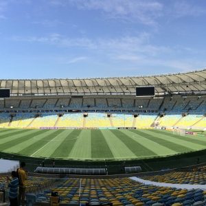 Imagem panorâmica do estádio do Maracanã